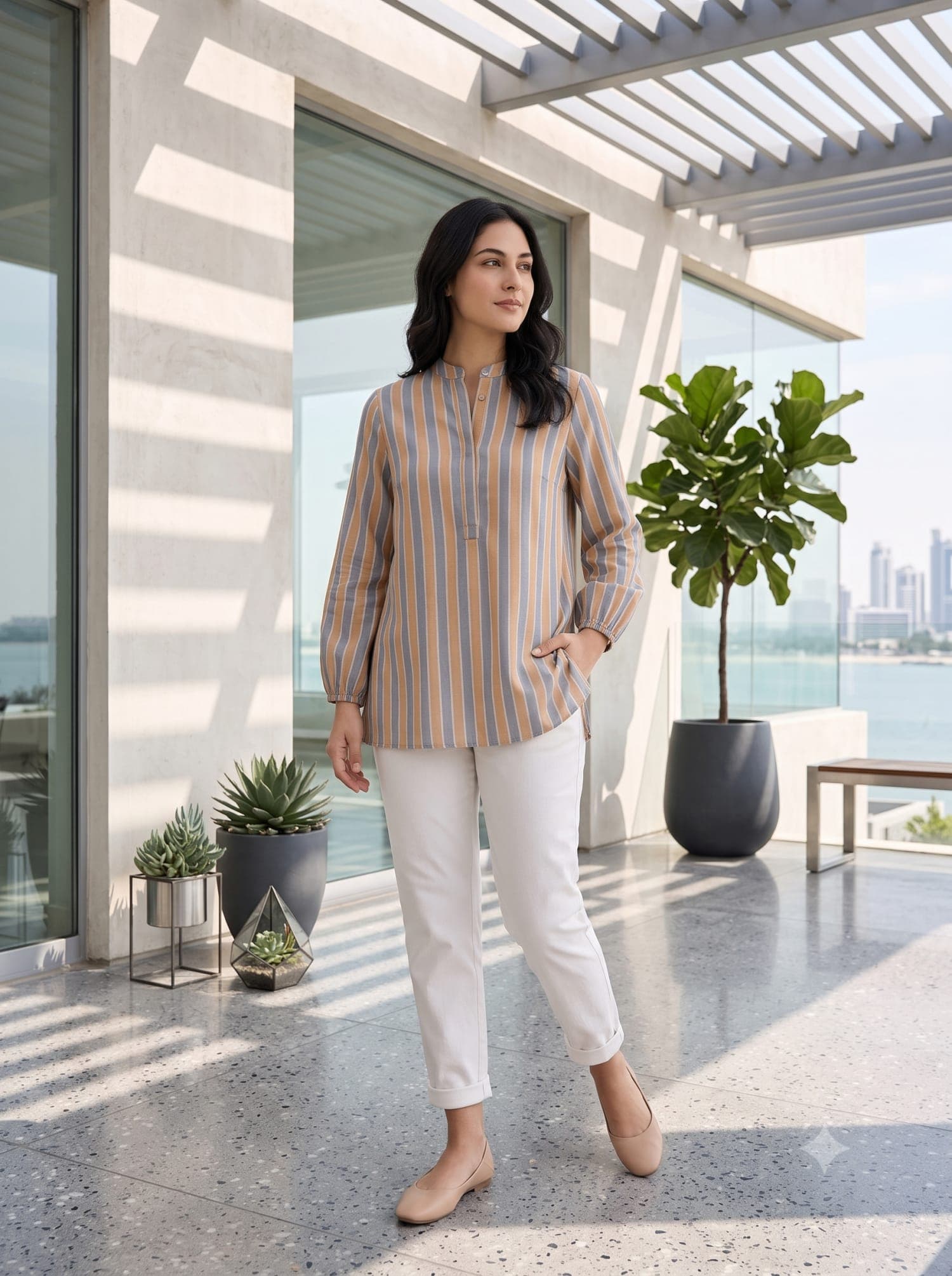 The Riviera Striped Tunic