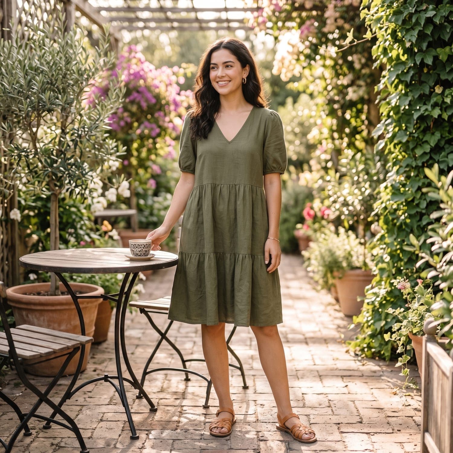 A-Line Kurti ā Meadow Bloom